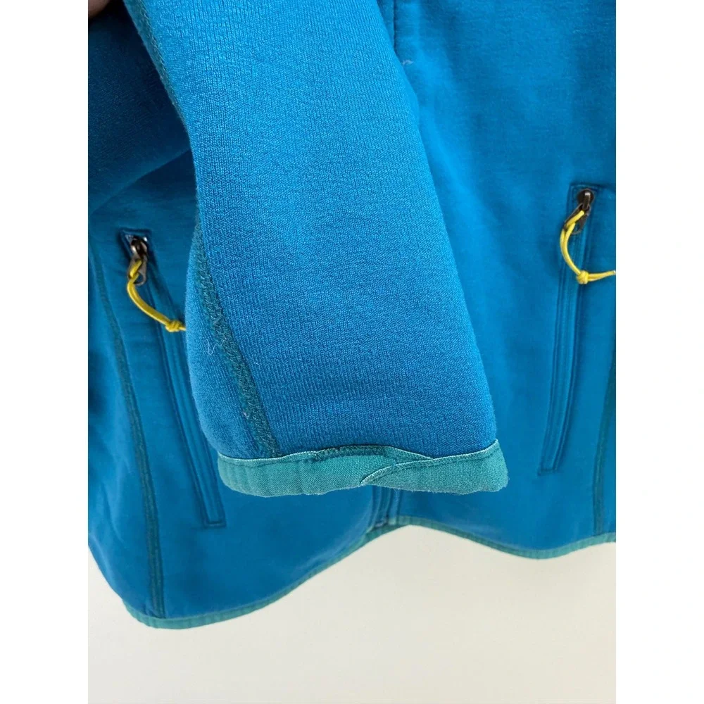 The North Face Summit Series Polartec Fleece Jacket Women's Blue Full Zip Size S